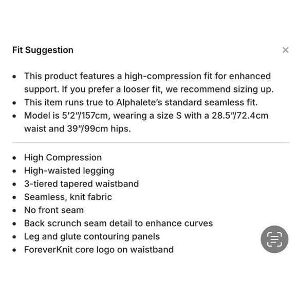 Alphalete Amplify High Rise legging NEW Small Ocean Teal - Picture 14 of 14